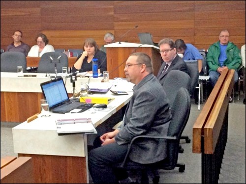 Wednesday night marked the first night of budget deliberations at North Battleford city hall. The first night of deliberations focused on Leisure Services, with director Bill Samborski leading that presentation, followed by the presentation of Planning and Development numbers by director Jennifer Niesink. More budget deliberations were scheduled for Monday and Wednesday. Photos by John Cairns