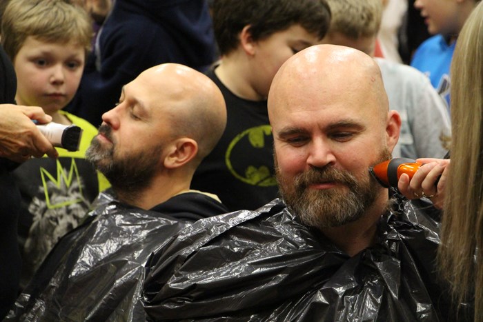 A new look The students and staff at Yorkdale Central School have gone all in to support Movember, raising $2,828 for the cause. The entire male staff, including Jason Boyda and principal Shaune Beatty, pictured (l-r), grew out their beards with a goal of raising over $2,000. Since students raised over $2,000, they were able to design the new facial hair patterns for the staff to wear. Teacher Derek Serdachny, who spearheaded the project, says they wanted to raise awareness about what Movember actually is as well as raise money for the cause, and hopes that they get people talking about men’s health issues, like prostate and testicular cancer as well as mental health and suicide. “I hope that through this, we’ve not only contributed to the cause but made it well known in the community.”