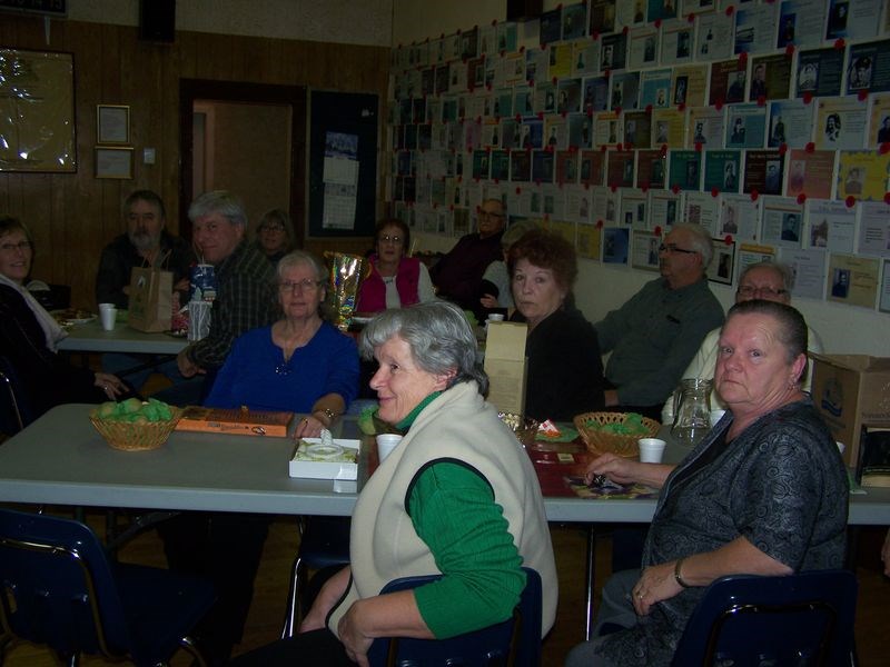 Norquay Legion hosted its annual Christmas party on December 9 with 34 people from surrounding areas attending a meal catered by Norquay Corner Gas. Following the meal was an exchange of gifts, distribution of treats treats and fellowship. Raffle for an iPad resulted in following winners: Gloria Rudnisky, the iPad; Duran Polowich, $25 in-store gift certificate, and Jack and Nate Korpusik, $50 in-store gift certificate. All winners are of Norquay.