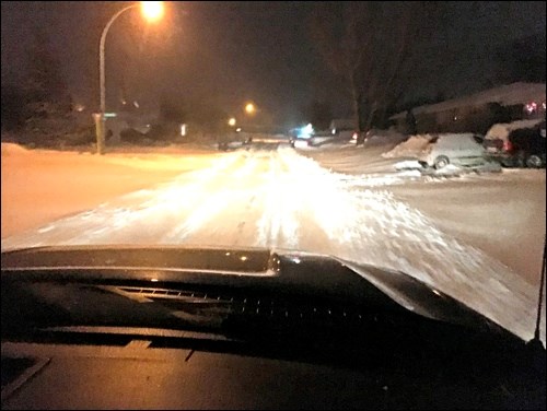 No car could conquer this snow on Boxing Day. Truck, yeah! Photo by Michelle Zinchuk