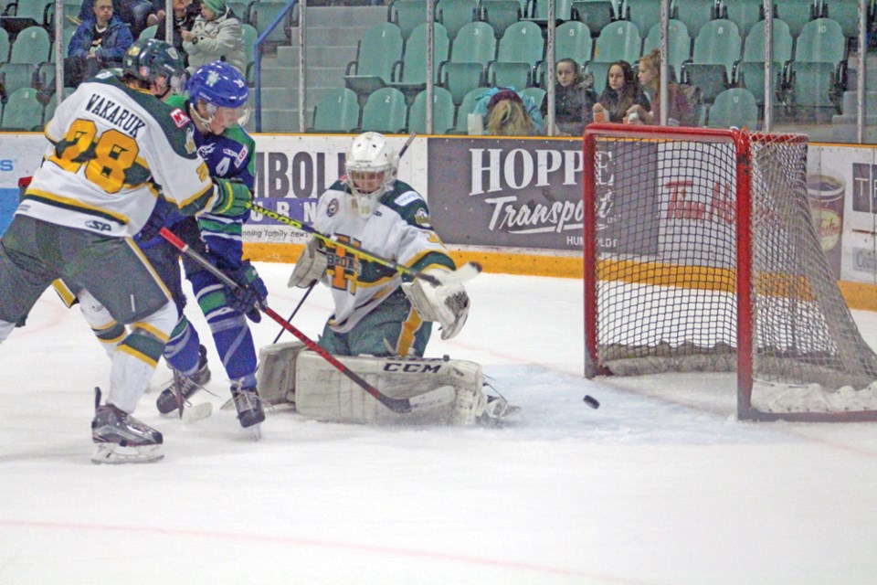 Melfort Mustangs forward Andrew Thompson