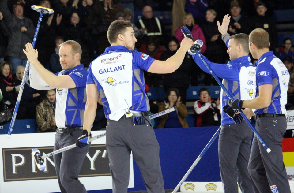 Team Gushue Wins