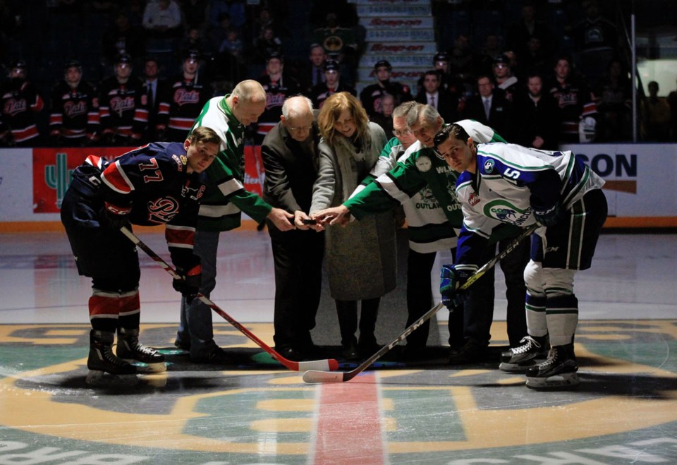 Hockey Hall of Fame Class Puck Drop