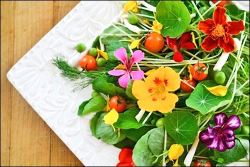 floral salad