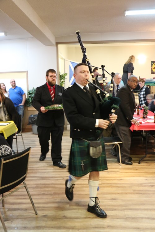 Piping in the Haggis