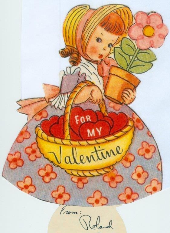 1940's Valentines Day Card