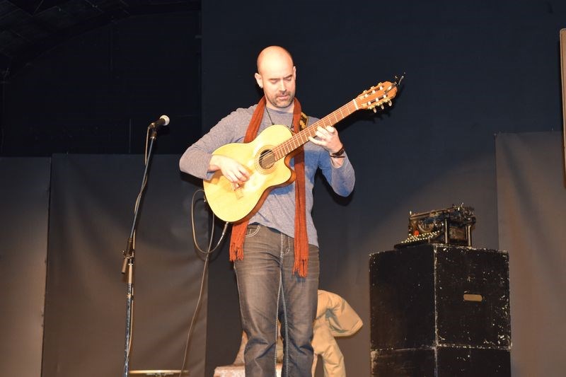Eric Harper was in Kamsack February 11, performing onstage at the Kamsack Playhouse Theatre.