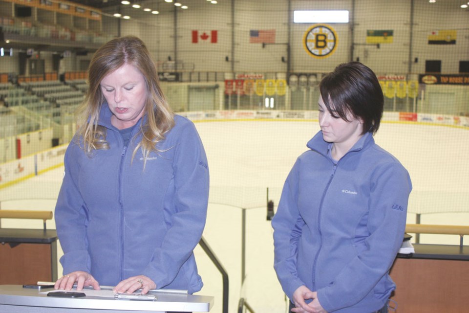 Helen Fornwald and Leah Moriarty