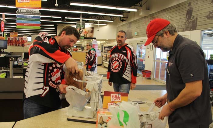 Day of kindness The Kin Canada National Day of Kindness saw Kinsmen and Kinettes across the country go out in their community and do good deeds for people. In Yorkton, the Kinsmen bagged groceries at the Yorkton Co-op—including Barry Novak, left, Ron Hanishewsky and Kris Gendall—while the Kinettes delivered coffee to hospital workers and first responders. The Yorkton Kinsmen and Kinettes will be at Telemiracle 41, working phones, taking pledges and presenting donations from Yorkton on Sunday, March 5. The Kinsmen and Kinettes have been raising money for Telemiracle, with the Kinettes hosting their annual ladies night, which featured a local fashion show and raised $4,000; a charity ride at Inner Cycle; a check in for Charity at Function Cross Fit; and a Paint Nite in January that raised $1,000.