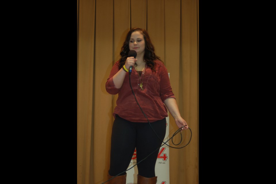 Piper Jacquemart of Norquay performed during the Sturgis Kinsmen Mini-Miracle.