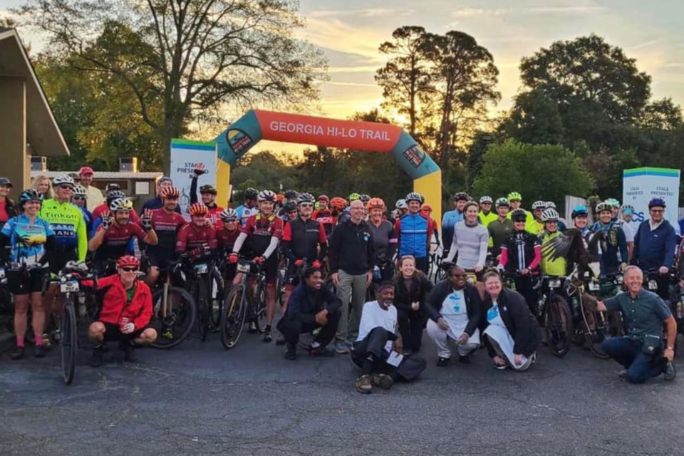 On Saturday October 21, more than 100 cyclists visited Statesboro, Ga from across the United States and parts of Canada to participate in the "Athens to Savannah" annual fundraiser ride. Photo courtesy of Visit Statesboro.