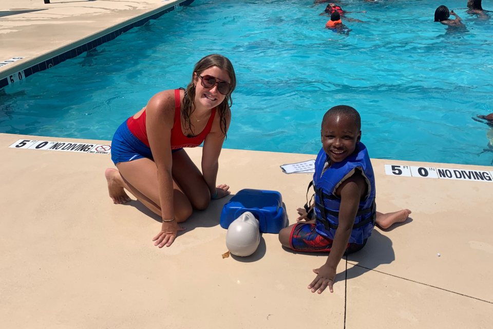 Mariah's Water Safety Day 2023 at Luetta Moore Park Pool. 