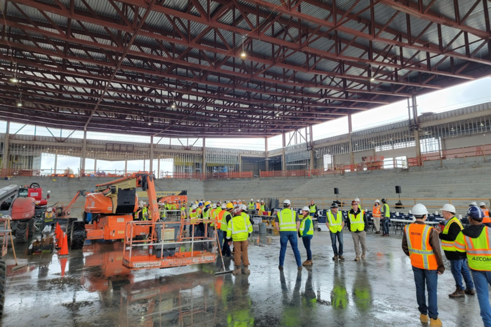GS Jack and Ruth Ann Hill Convocation Center "Topping Off" celebration