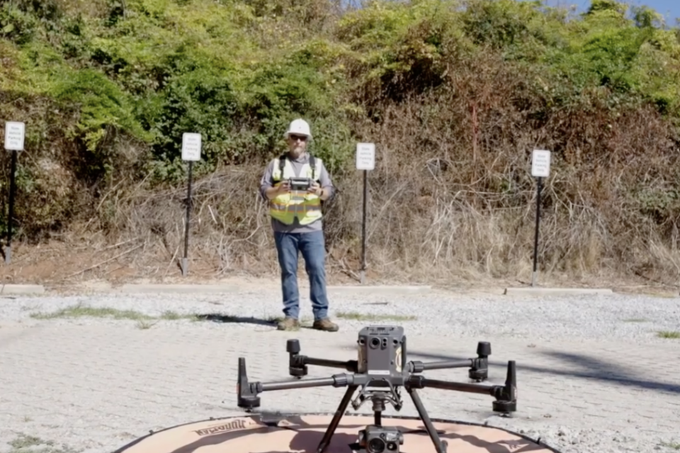 1faa-licensed-drone-pilot-nick-howell-flying-the-uas-and-inspecting-power-lines-actual-footage-from-the-drone-and-ne-region-executive-tony-ferguson-who-explains-the-work