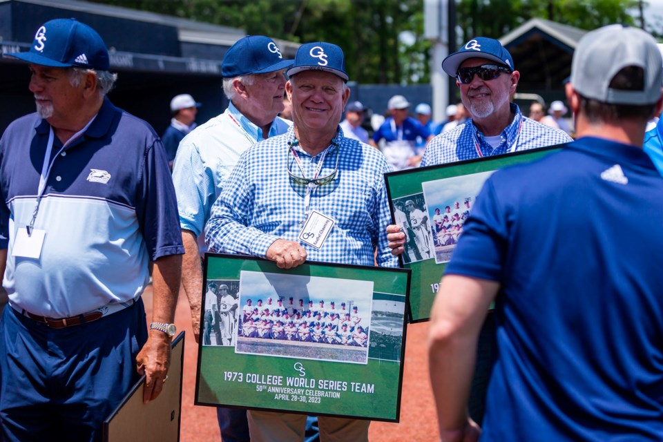 In 1973, the Eagles became the first team from GS, and the first from the state of Georgia, to make it to the College World Series in Omaha.