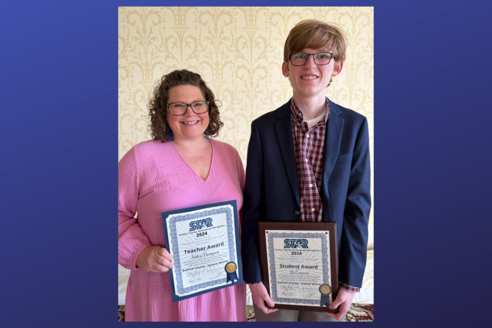 Ashley Thompson and Eli Compton of Statesboro High School