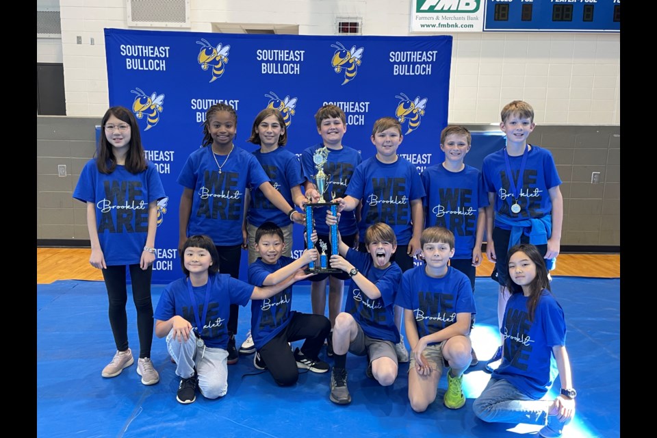 5th Grade Ciphering & Overall Team 1st Place, Brooklet Elementary