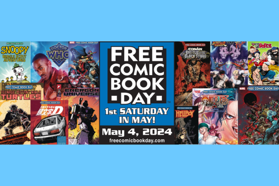 May 4th is Free Comic Book Day. Galactic Comics and Games is one of over 2,000 stores across the globe giving away free comic books!