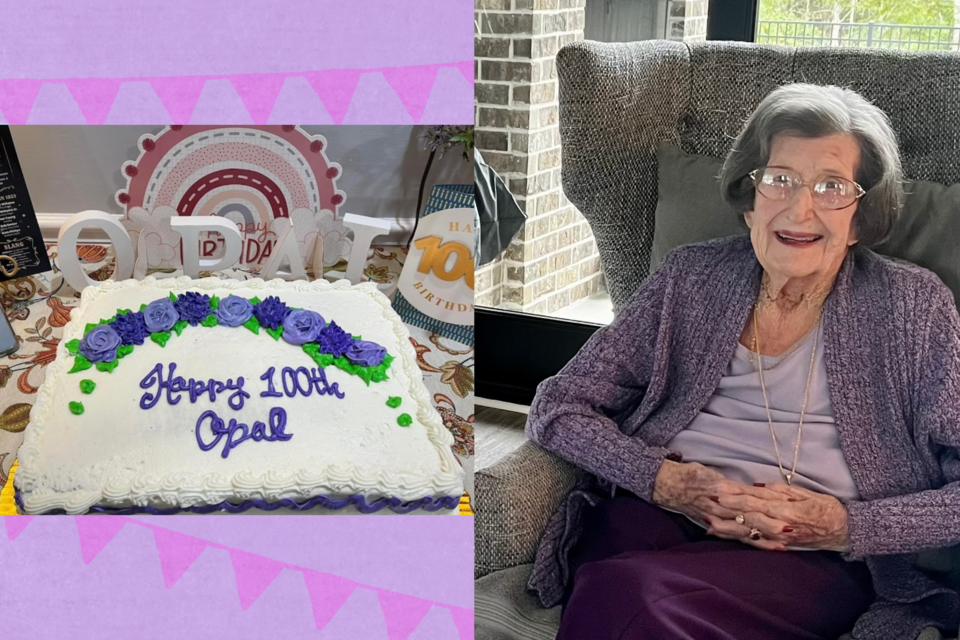 Ms. Opal O'Brien, 100