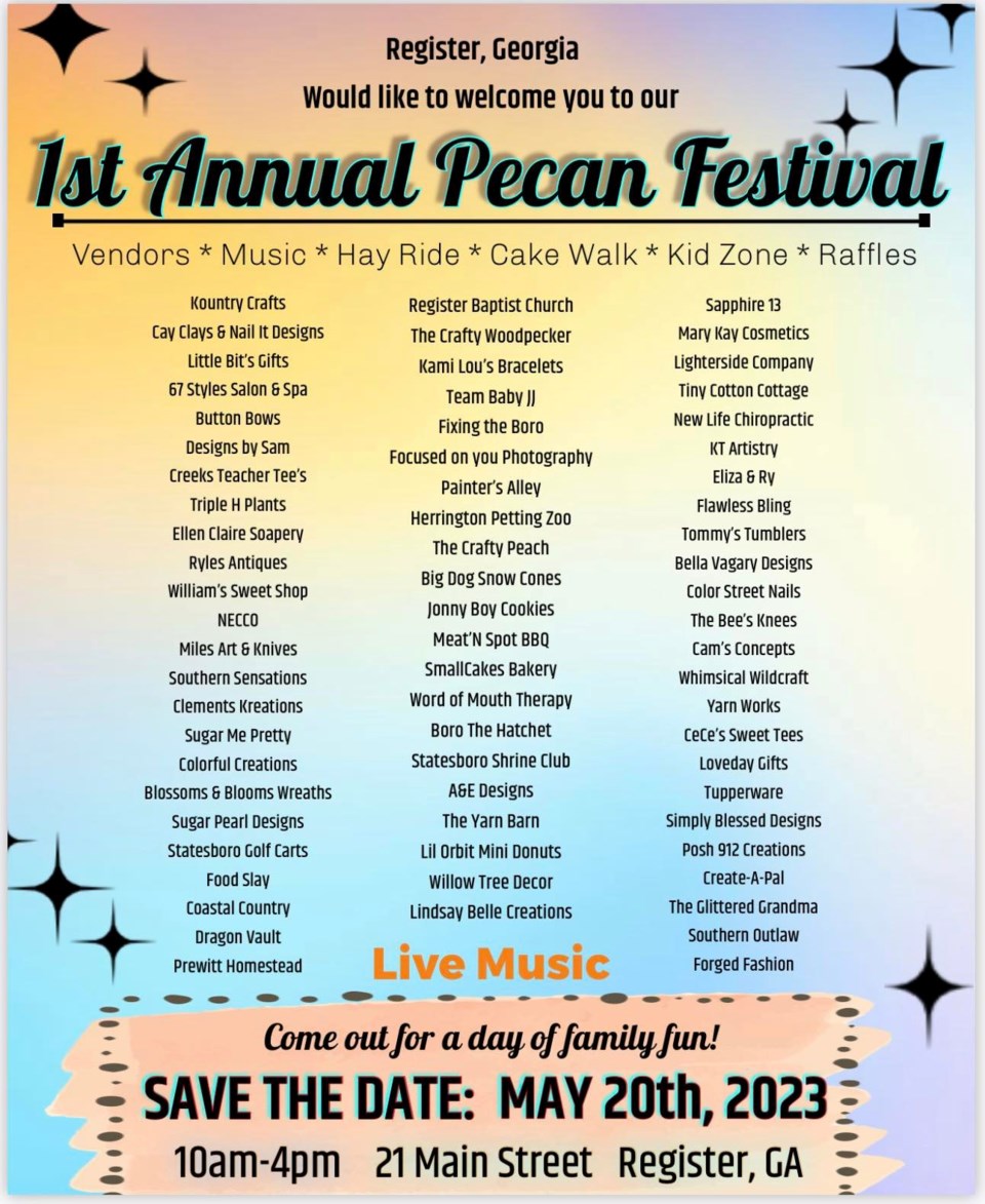 Register Pecan Festival is Saturday Grice Connect