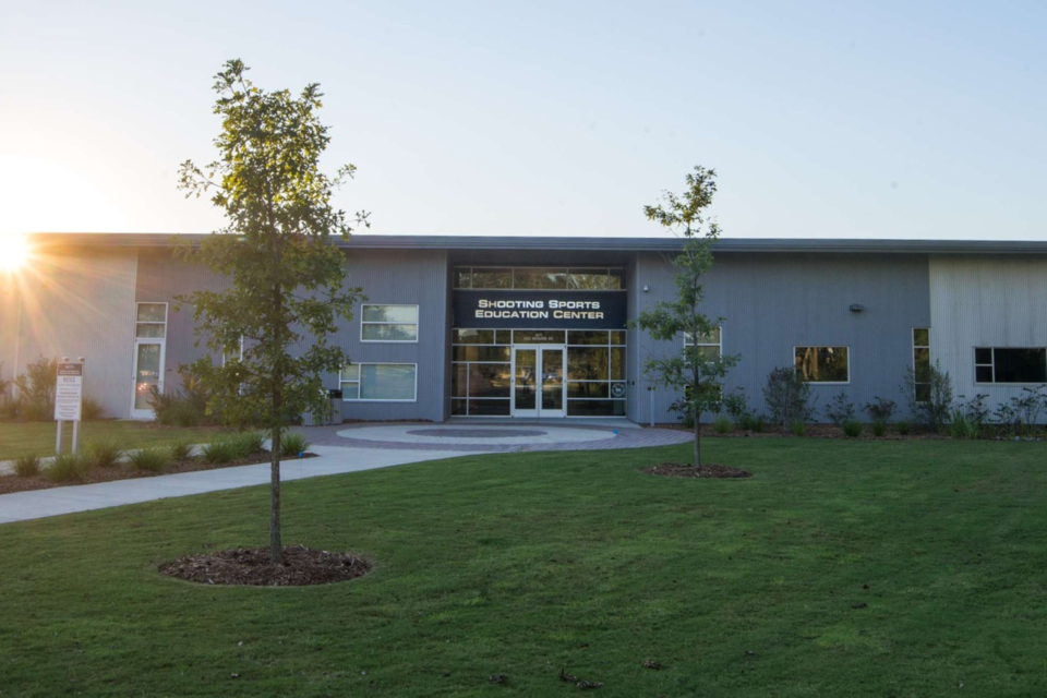 The front of the SSEC, which sits off of the Bypass across from Publix in Statesboro.
