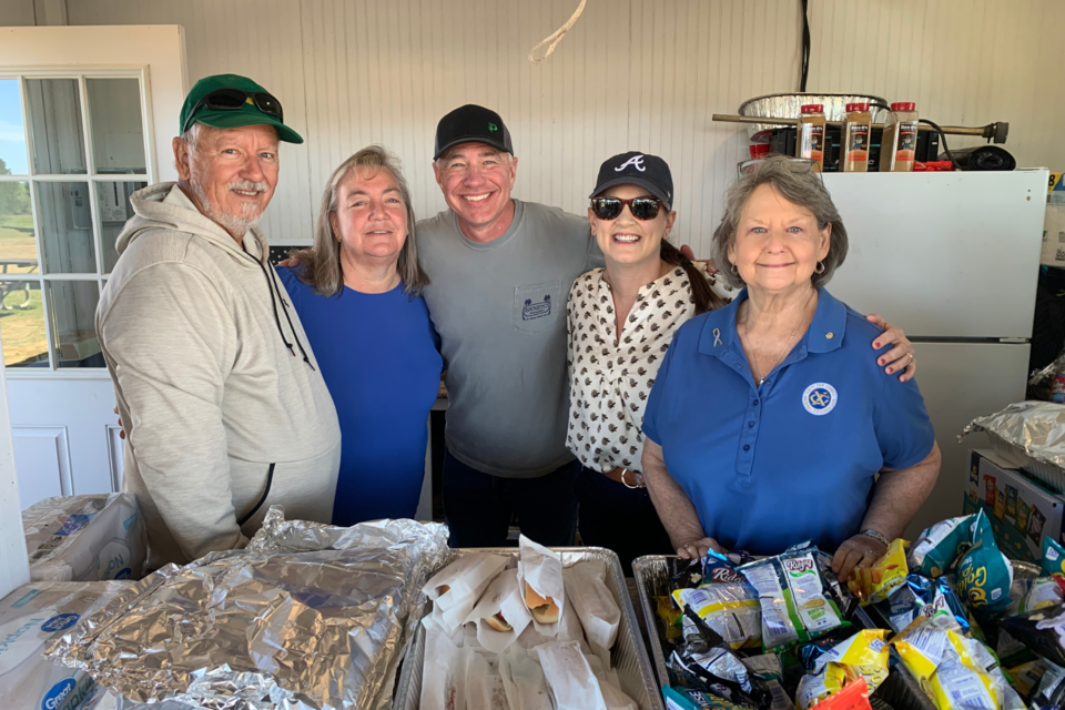 Members of the Statesboro Exchange Club