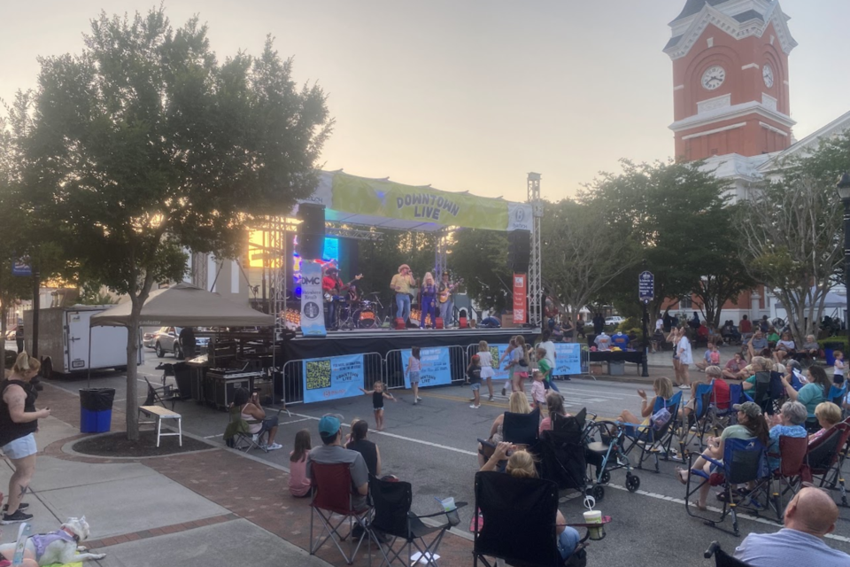 Dukes of Country at 2024 Downtown Live Concert Series. 