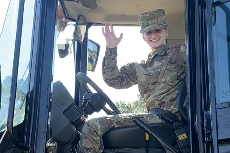 Georgia Air National Guardsman Madison Gomez