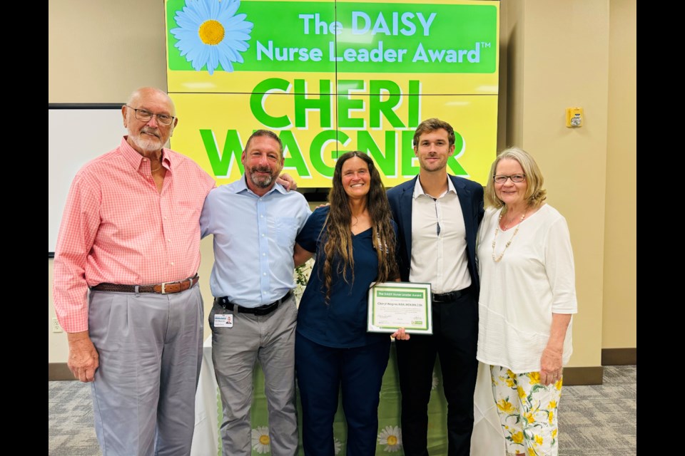 John Wagener (Cheri's dad), Dr. Rob Wagner, Cheri Wagner, Alex Wagner and Donn Wagener (Cheri's mom)