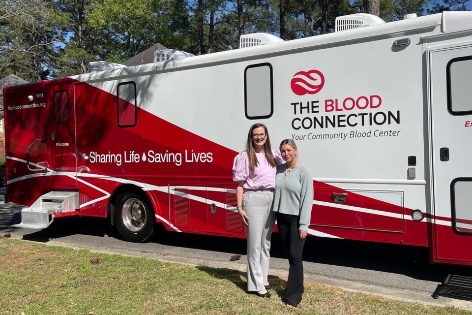 Kim Billings, Executive Director of Save Haven, left, and Ashley Gangemi, Administrative Assistant of Hendley Properties, right