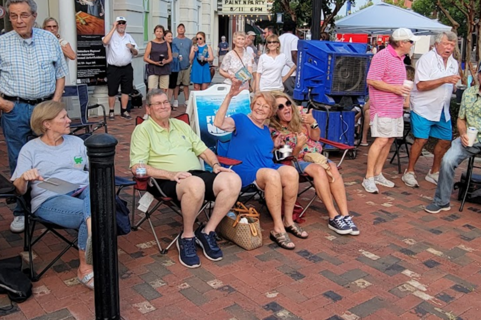 These ladies summed up the fun had by all at the four concert series