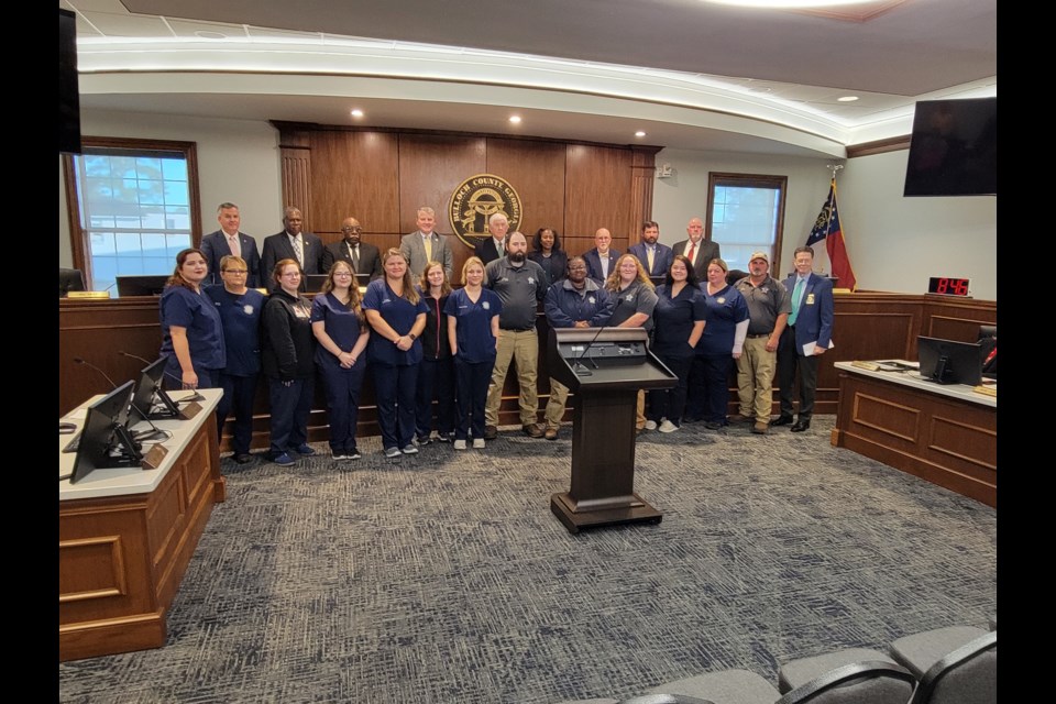 Bulloch County Animal Services recognized by the Commission