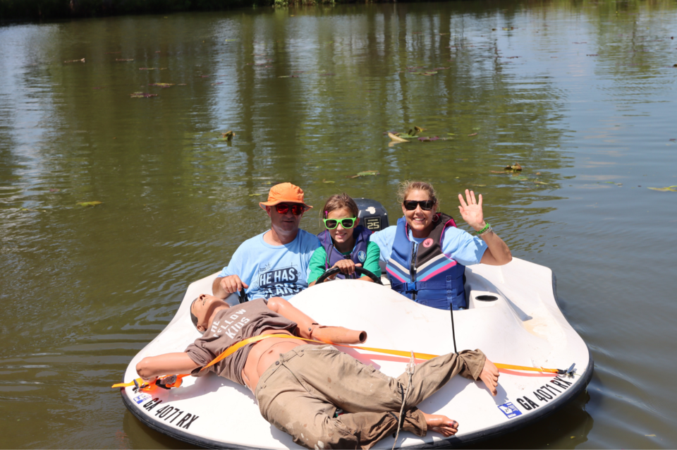 paddleboarding
