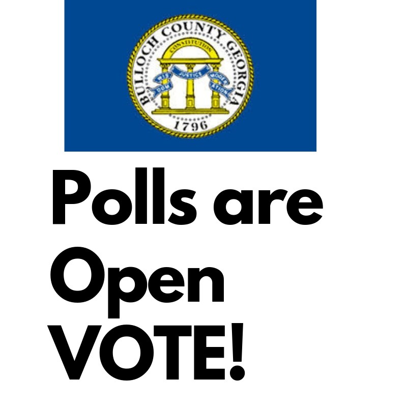 Polls Open Go VOTE!