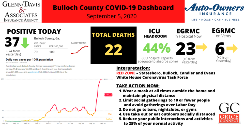 Bulloch County COVID-19 Report (5)