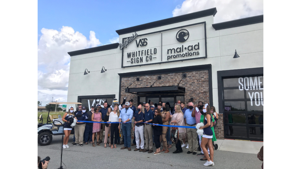 Whitfield Sign Express Ribbon Cutting 2