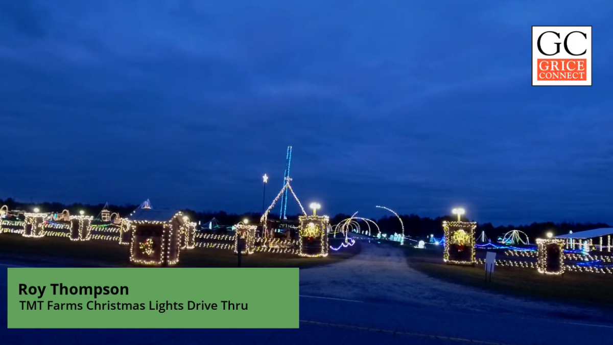 Tour TMT Farms Christmas Lights with Owner Roy Thompson VIDEO Grice Connect