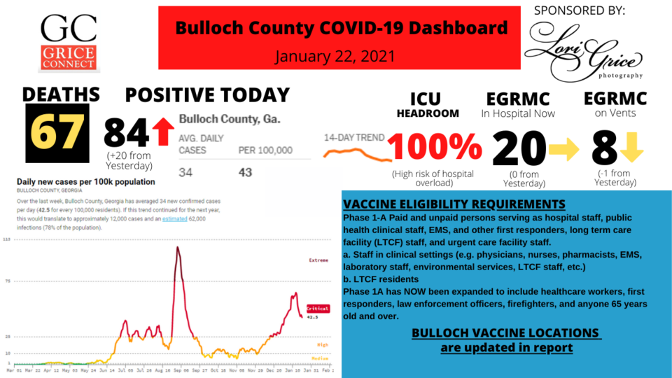 012221Bulloch County COVID-19 Report 010521