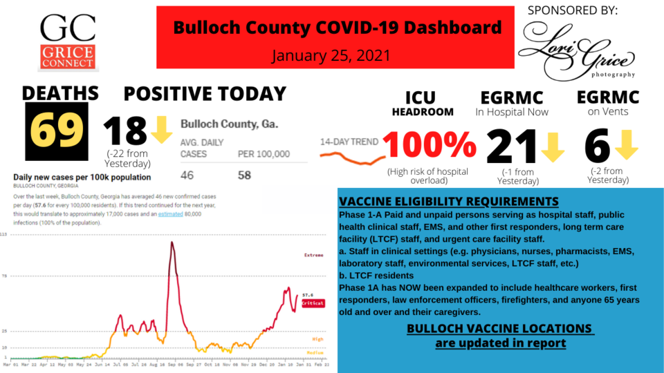 012521Bulloch County COVID-19 Report 010521