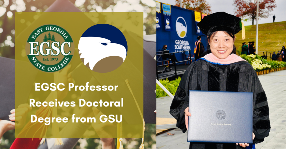 EGSC Professor Receives Doctoral Degree from GSU1