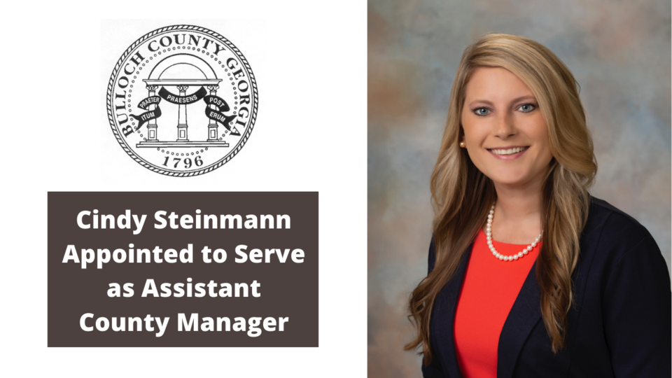 Cindy Steinmann Appointed to Serve as Assistant County Manager