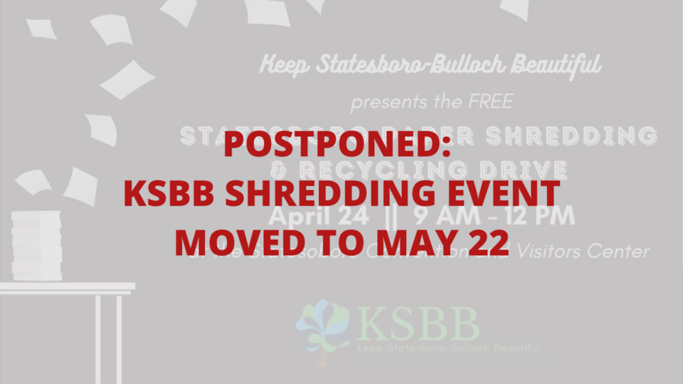 PostponedPaper Shredding &#038; recycling Drive