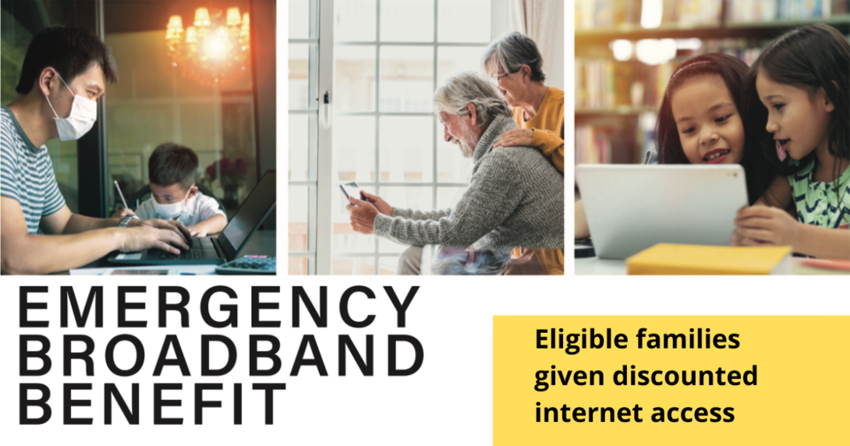 Eligible families given discounted internet access