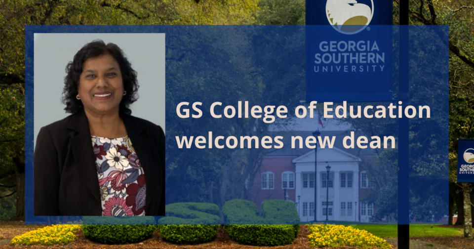 GS College of Education welcomes new dean
