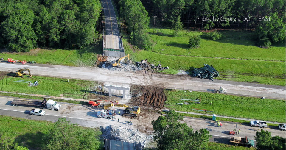 Georgia DOT &#8211; EAST Bridge demoliton