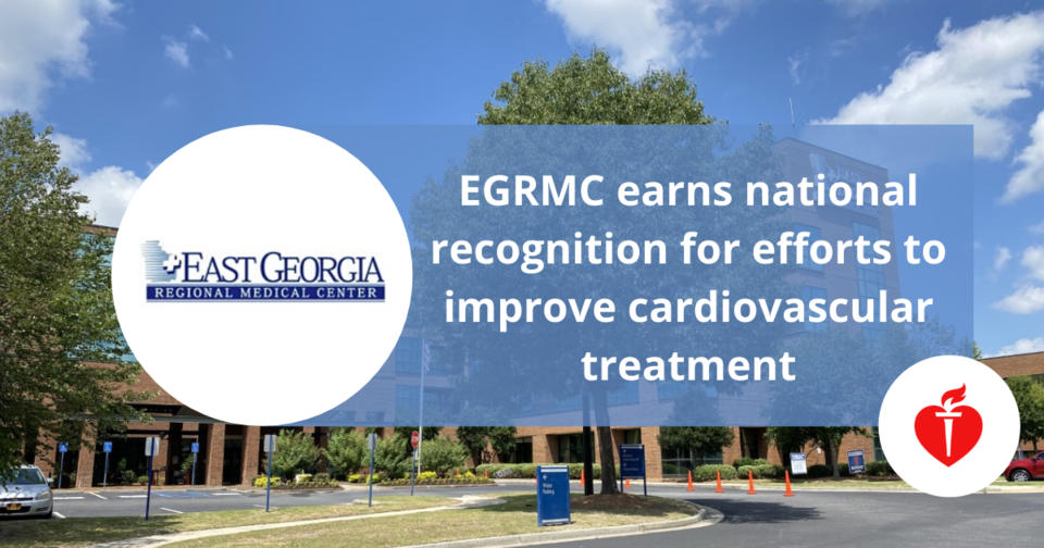 EGRMC earns national recognition for efforts to improve cardiovascular treatment