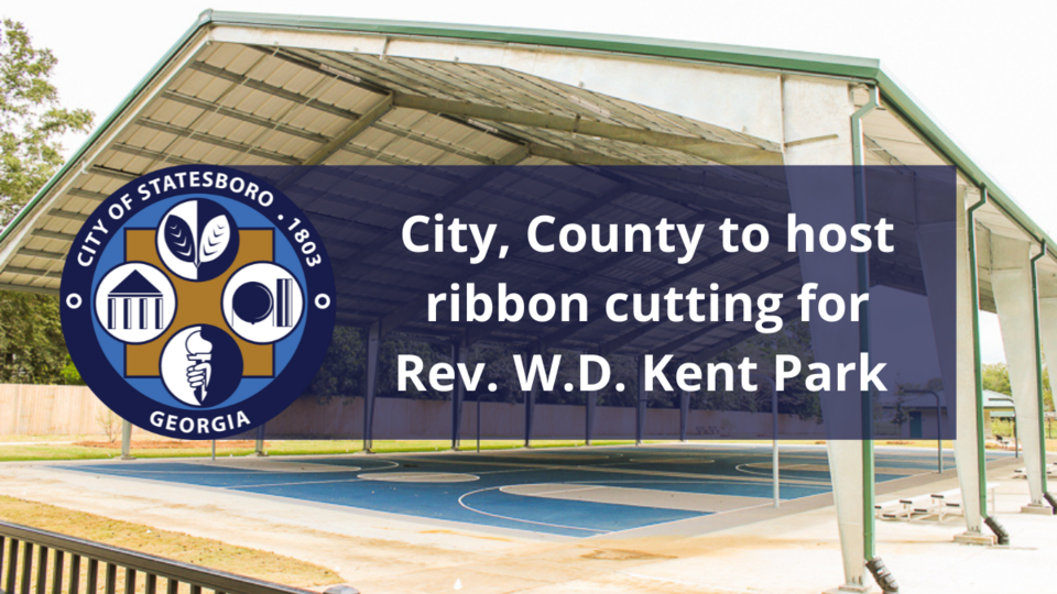 City, County to host ribbon cutting for Rev. W.D. Kent Park