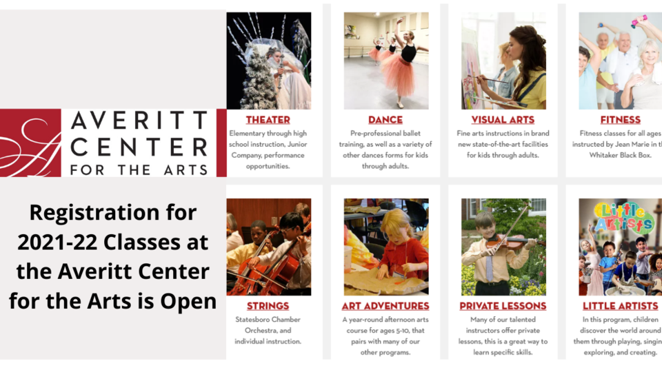 Registration for 2021-22 Classes at the Averitt Center for the Arts is Open (1200 x 675 px)