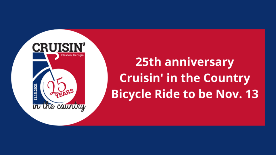 25th anniversary Cruisin&#8217; in the Country Bicycle Ride to be Nov. 13