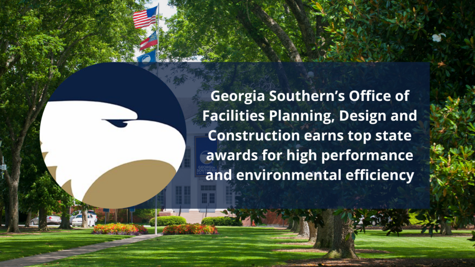 Office of Facilities Planning, Design and Construction earns top state awards for high performance and environmental efficiency